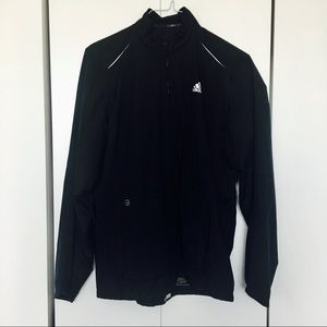 Adidas Black Windbreaker