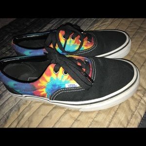 Tie Dye Vans LIKE NEW
