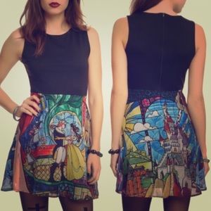 Beauty and the Beast Stained-glass dress