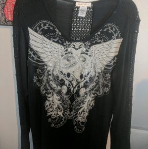 Gorgeous Angels and Diamonds top