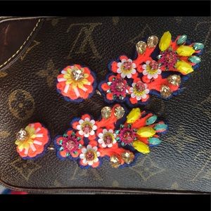 J. Crew Embellished Earrings