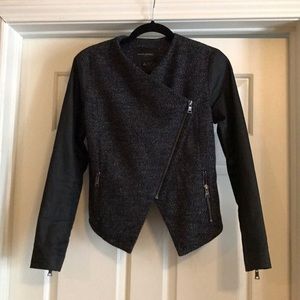 Banana Republic Tweed Moto Jacket