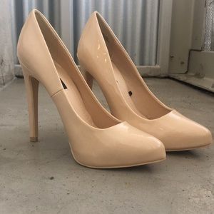 Nude Pointed Heels | Forever 21