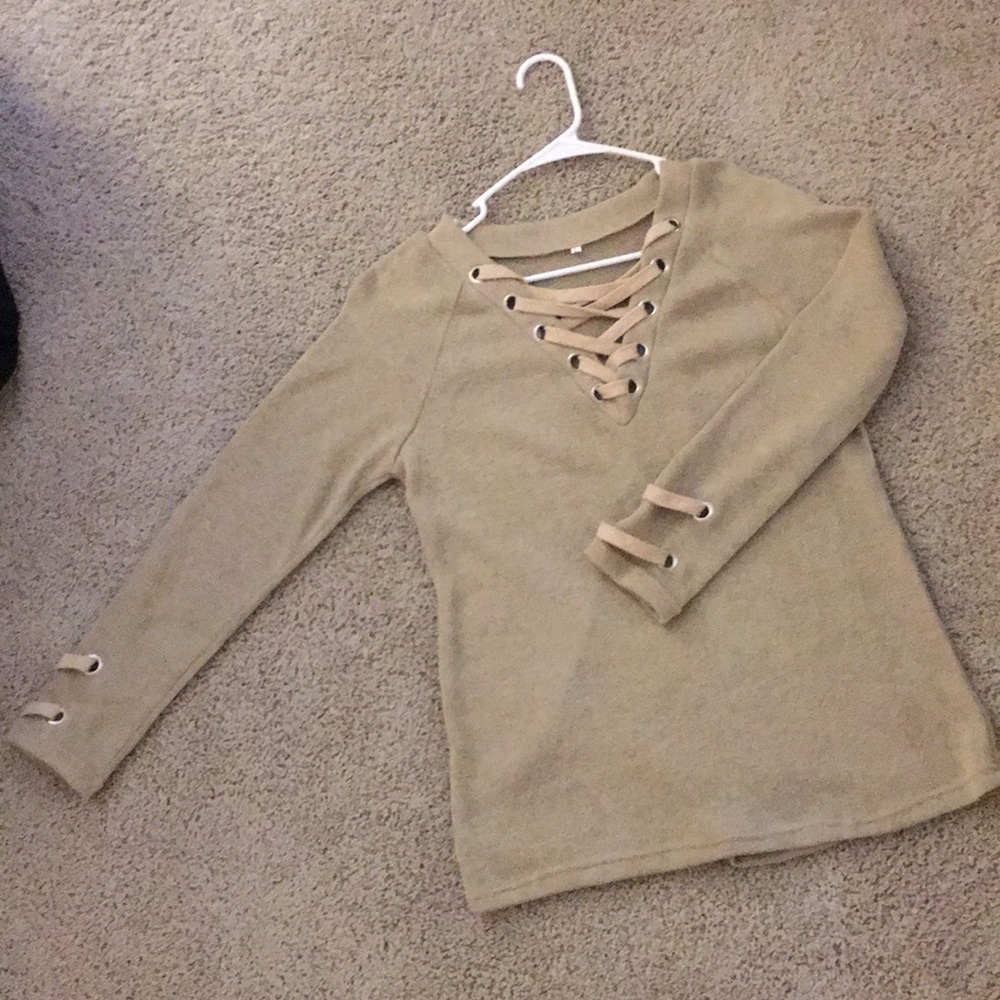 Tan sweater