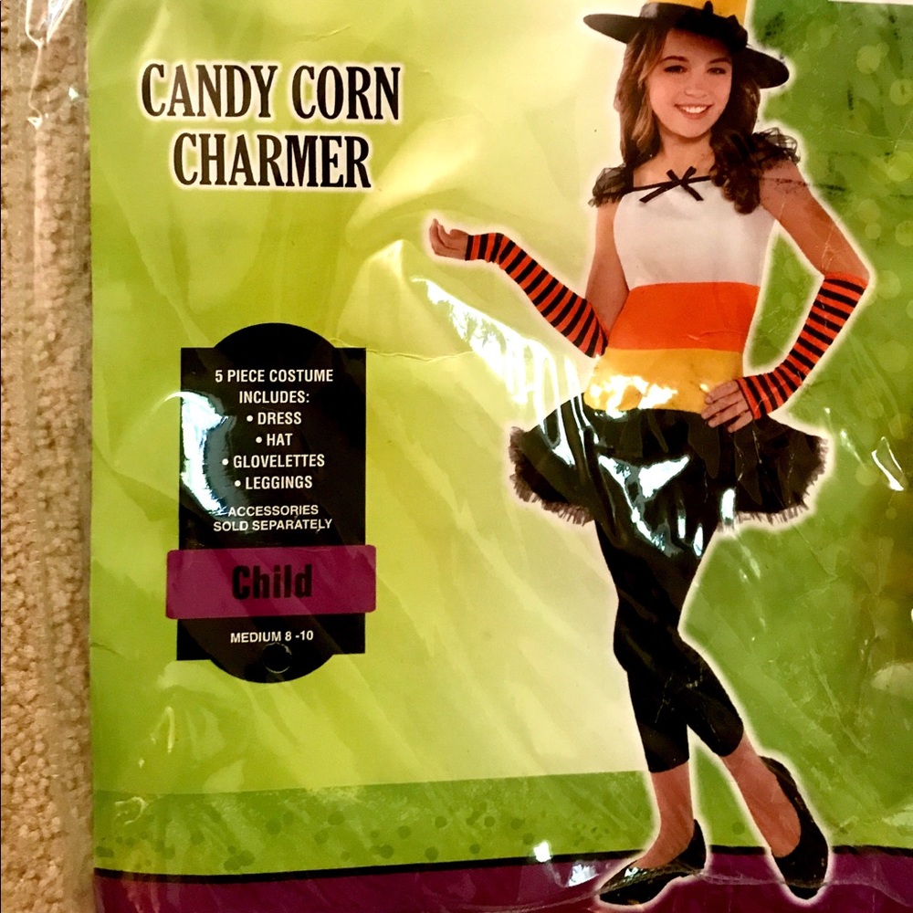 Candy Corn Costume. 8-10 yr old
