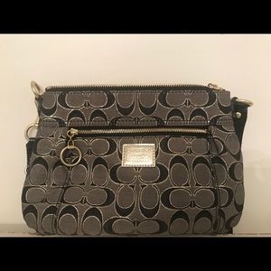 COACH Poppy Signature Metallic Cross Body