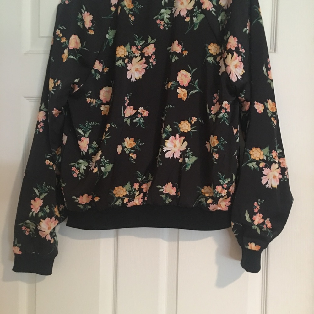 Floral Bomber Jacket