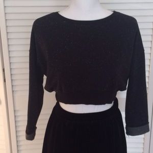 Zara Speckled Crop Sweater