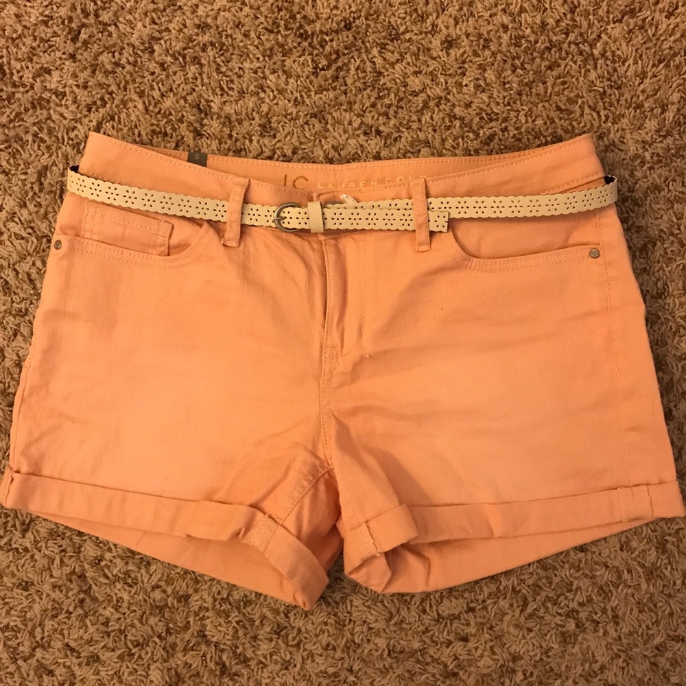 Peach Lauren Conrad shorts