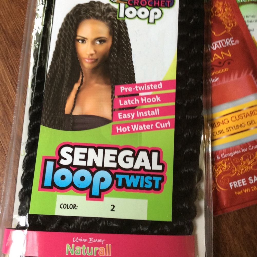 Senegal loop twist come with free gift color 2