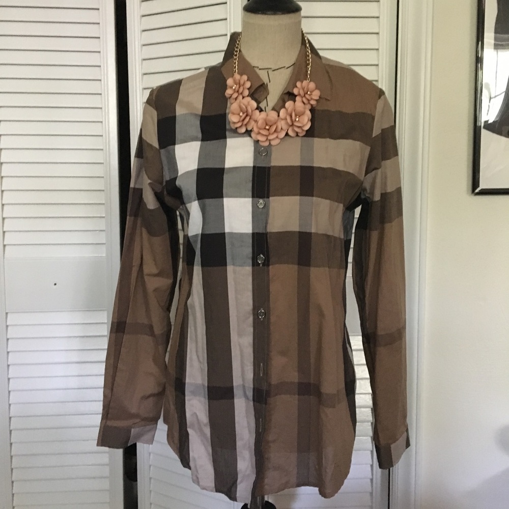 Burberry plaid shirt
