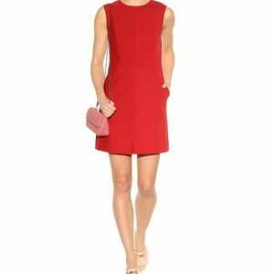 Diane von Furstenberg red shift dress