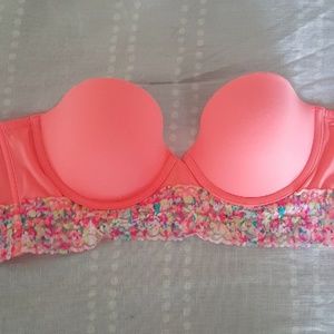 PINK strapless bra