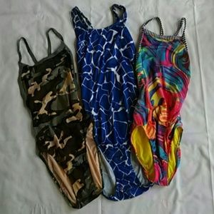 Swim suits (three)