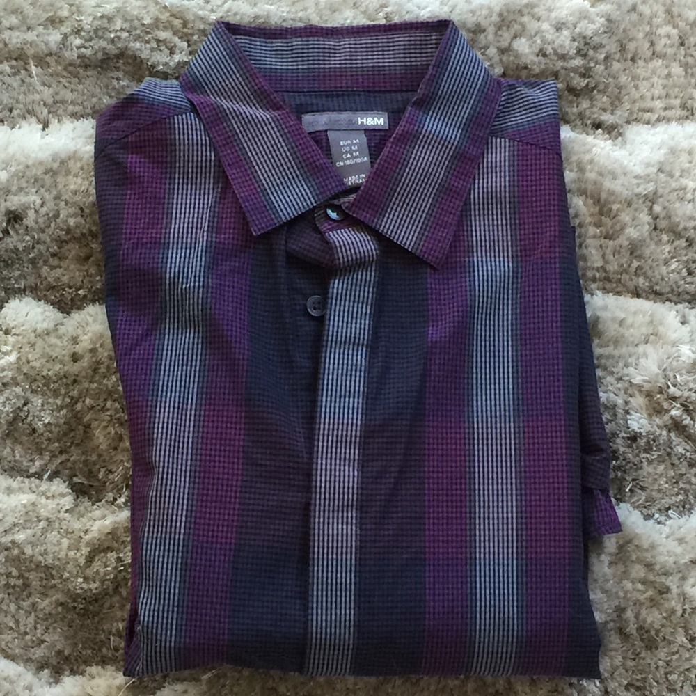 H&M Men's Long Sleeve Dress Shirt