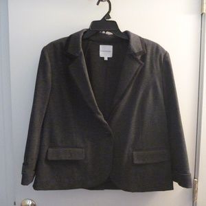 Catherine Malandrino Gray Ponte Blazer Size XL