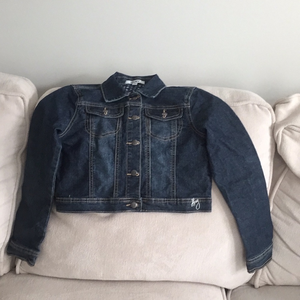 Denim crop jacket DKNY