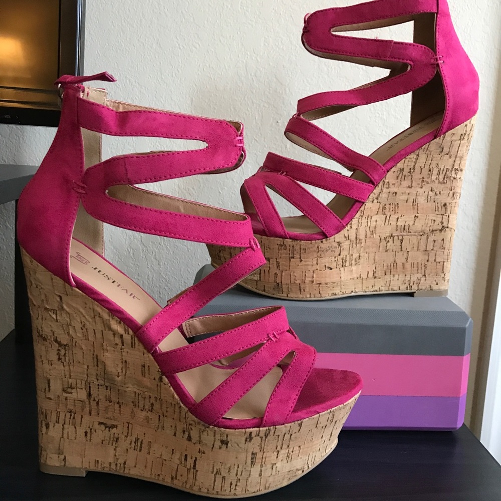Pink Wedges