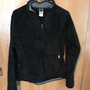 North Face Soft Fleece Half Zip- Black