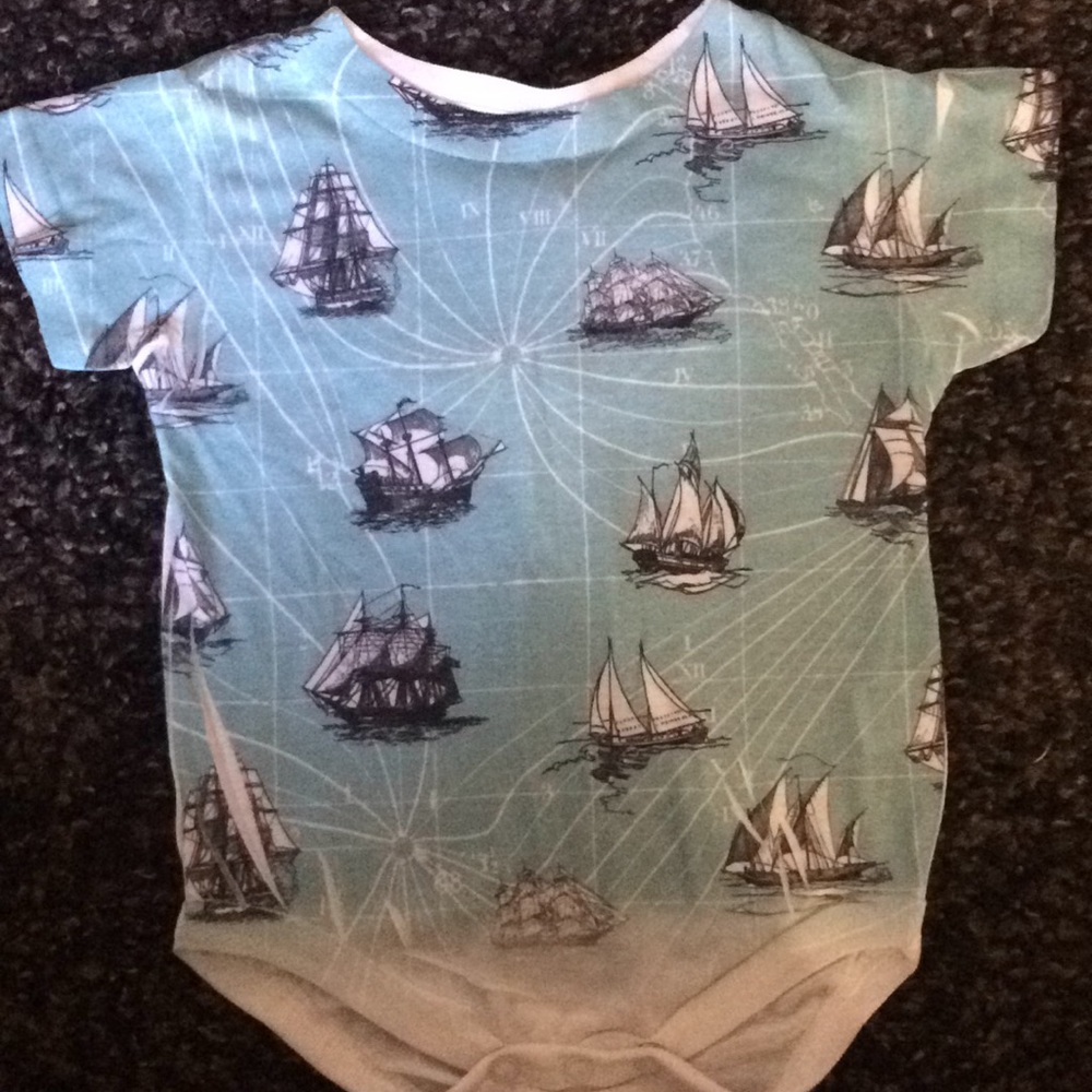 12M Boy Nautical Onsie
