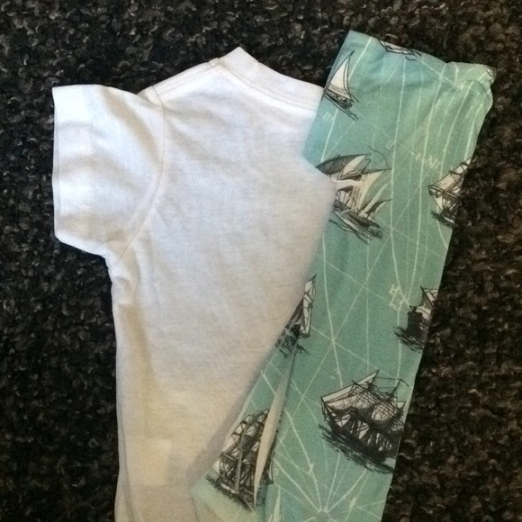 12M Boy Nautical Onsie - Picture 6 of 6