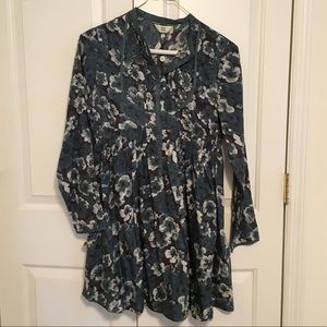 Super-cute Noa Noa green floral tunic dress NWT