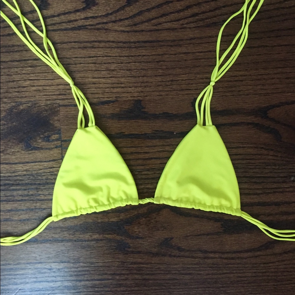 Yellow Mikoh Bikini Top