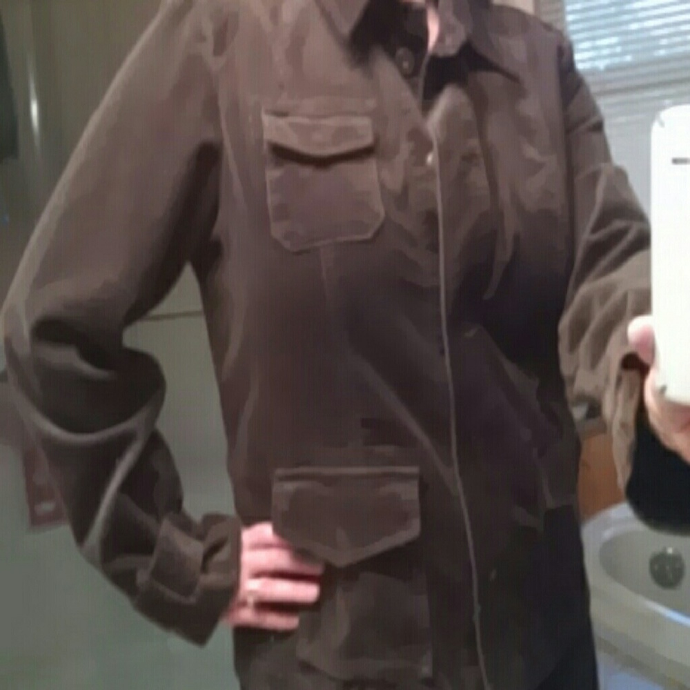 Brown corduroy EB jacket