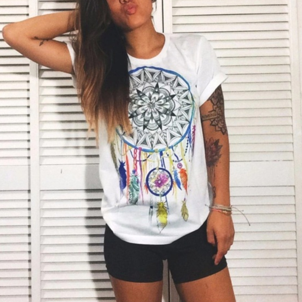 Good Vibes Chakra Balance or Dream Catcher T Shirt - Picture 4 of 8