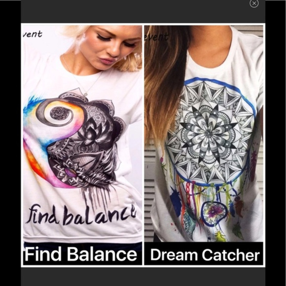 Good Vibes Chakra Balance or Dream Catcher T Shirt - Picture 2 of 8