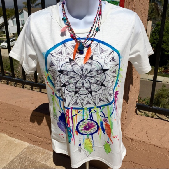 Good Vibes Chakra Balance or Dream Catcher T Shirt - Picture 7 of 8