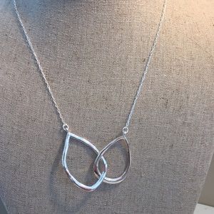 Chloe and Isabel Silver Drop Necklace