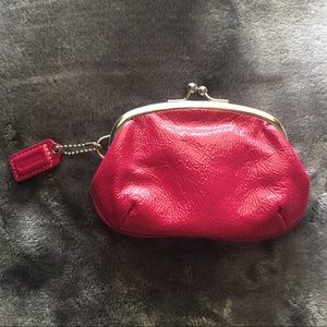Hot Pink Coach Wallet/Change Purse