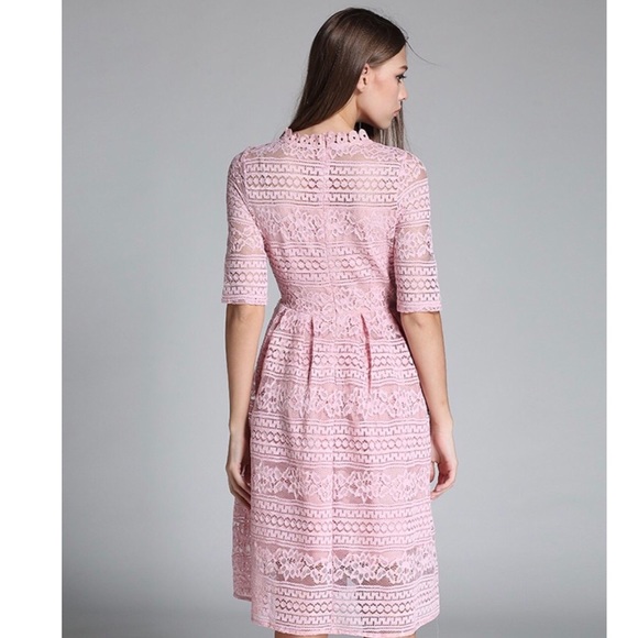Pink Lace Dress - Picture 5 of 7