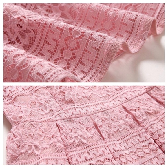 Pink Lace Dress - Picture 6 of 7