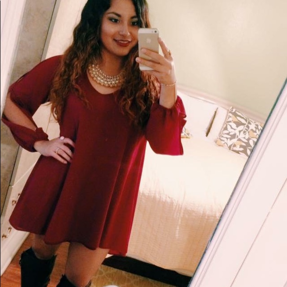 Red dress