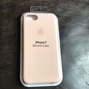 iPhone7 Apple Brand silicone case in Pink Sand