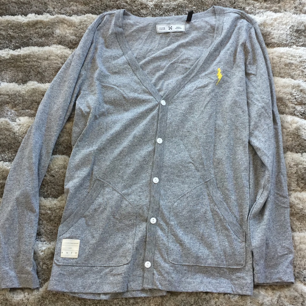 Five Four Men's Long Sleeve Button Sweater