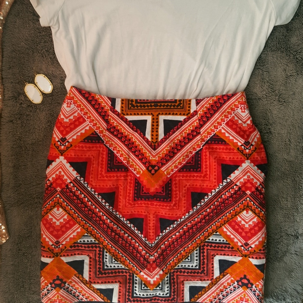 Patterned Skirt