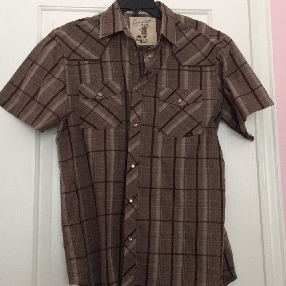 Cowboy button down shirt