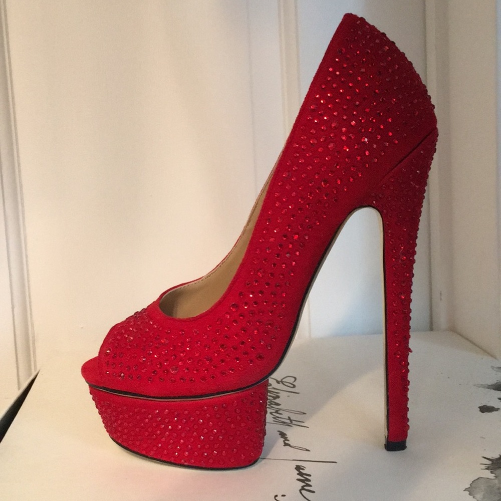 Kandee limited edition crystal pumps