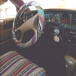 Aztec Car Seat Cover and Steering Wheel Cover