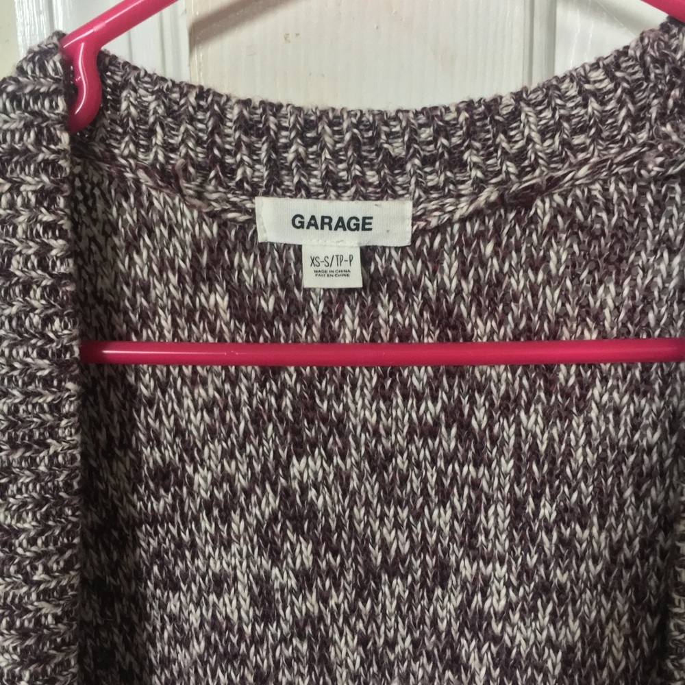 Garage Open knitted sweater(cardigan)
