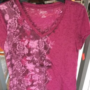 pink light weight top