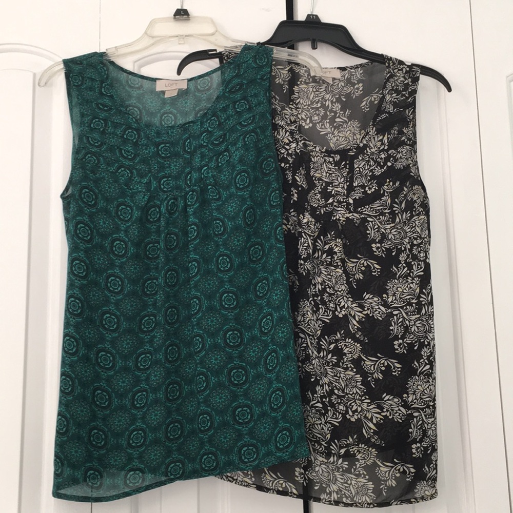 LOFT sheer top bundle.  2 for 1  deal!