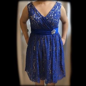 Short, Sleeveless Christina Wu Bridesmaid Dress