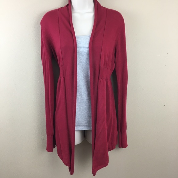 Express Sweaters - Express red light weight cardigan