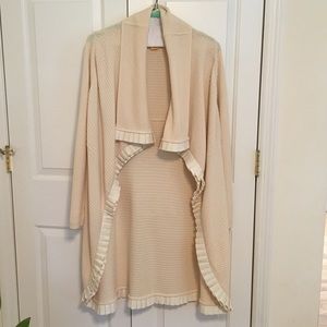Classy Catherine Malandrino sweater-coat