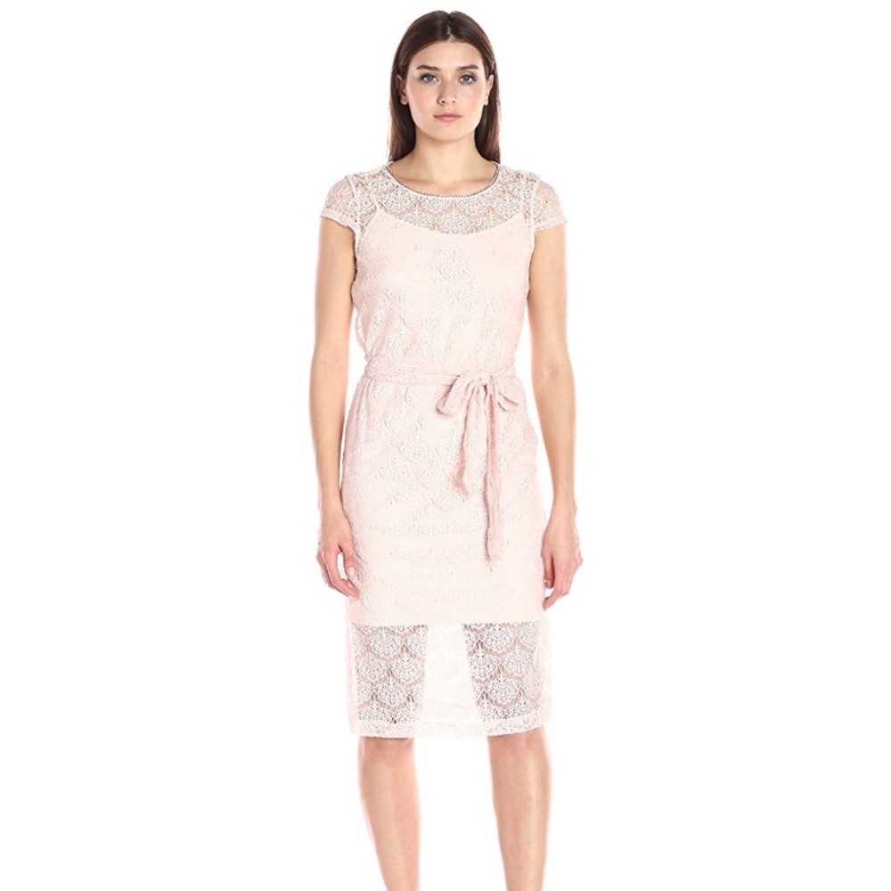 Jessica Simpson Scalloped Lace Dress