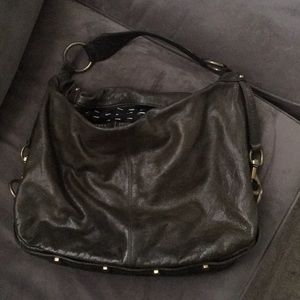 Rebecca Minkoff large dark green hobo bag